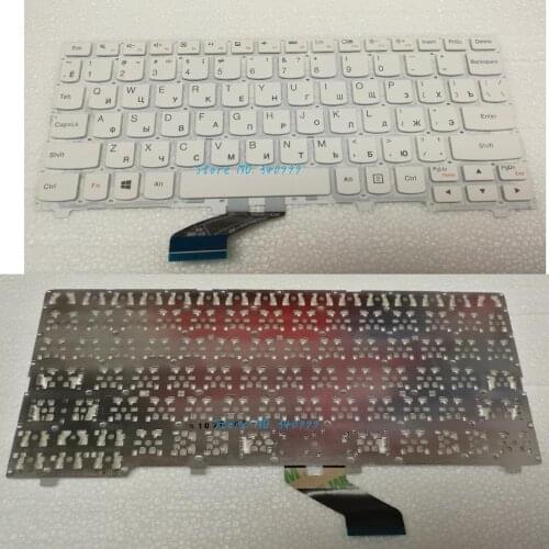 New RU Keyboard For Lenovo IdeaPad 110S-11 110S-11IBR 110S-11AST (White)
