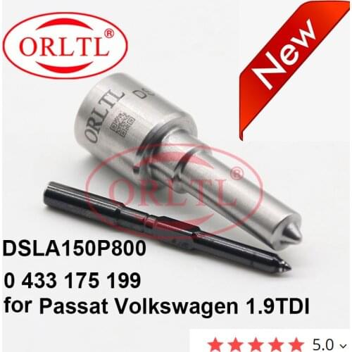 ORLTL Black Coated Needle Nozzle DSLA150P800 0 433 175 199 0433175199 for Passat Volkswagen 1.9TDI