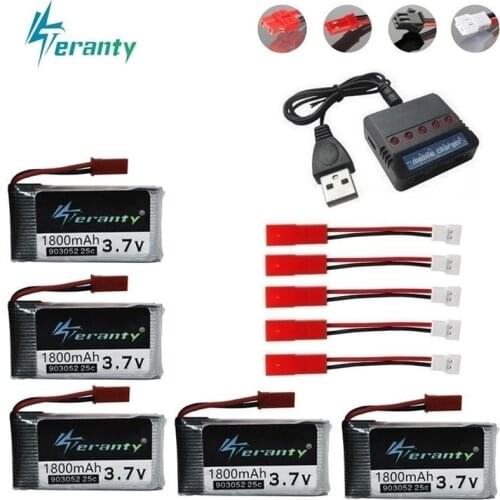 3.7v 1800mAh Rechargeable Battery for HQ859B HQ898B H11D H11C T64 T04 T05 F28 F29 T56 T57 3.7v Lipo battery and charger jst Plug