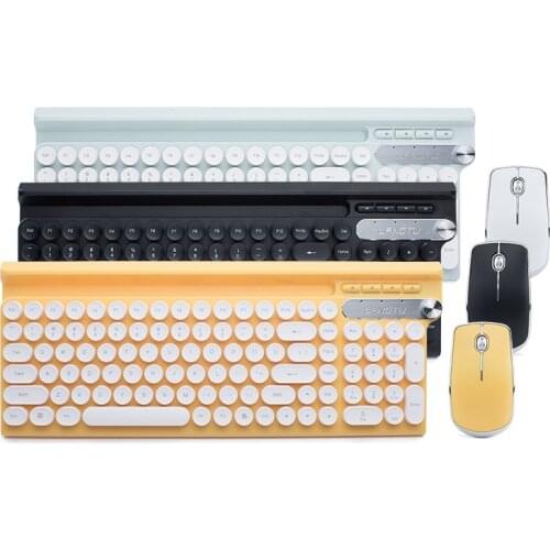 Wolftu LT500 rechargeable wireless keyboard and mouse set anti-spill game office home mute laptop keyboard
