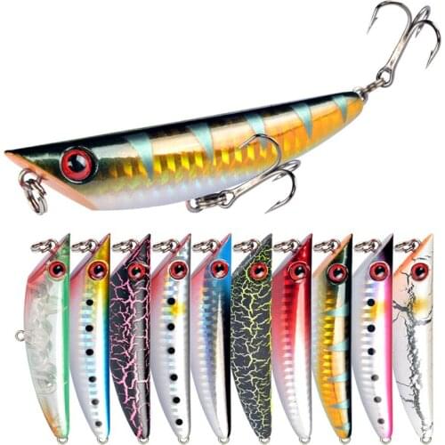Pencil Fishing Lure Weights 80mm 8.5g Bass Fishing Tackle Lures Fishing Accessories Saltwater Lures Fish Bait Trolling Lure