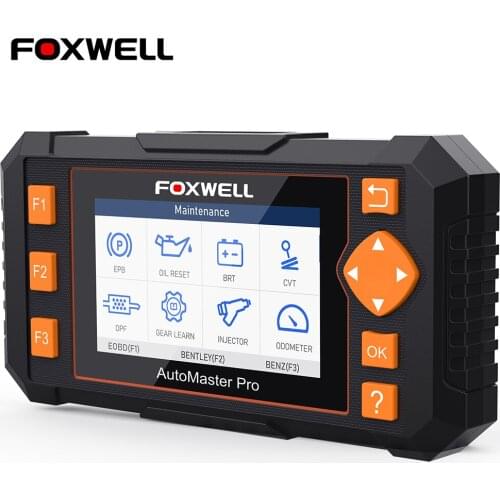 Foxwell NT634 OBD2 Scanner Diagnositic Tools Engine ABS Airbag Transmission System EPB TPMS DPF Oil Reset EOBD Engine Analyzer