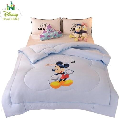 Mickey Mouse Quilt Comforter for Winter Season single twin queen size Quilt Duvet Childrens bedroom Kid bed polyester fabric boy
