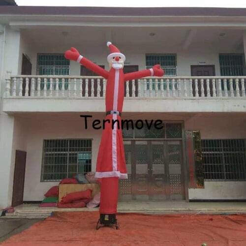 Outdoor Christmas Santa Clause dancing man,inflatable air dancer, sky dancer inflatable wedding air dancer