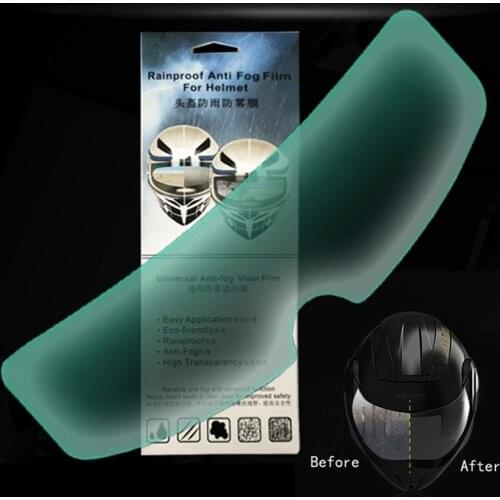 Universal Motorcycle Helmet Anti Fog Patch Visor Lens Helmet Len Protective Film