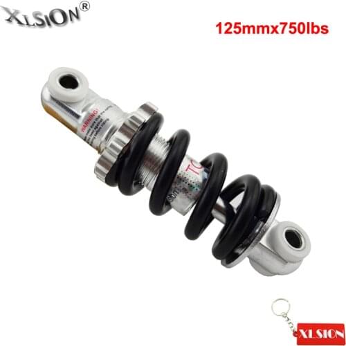 XLSION Aftermarket Rear Shock Suspension 125mmx750lbs For 47cc 49cc 2 Stroke Minimoto Pocket Bike Mini Dirt Bike ATV Quad