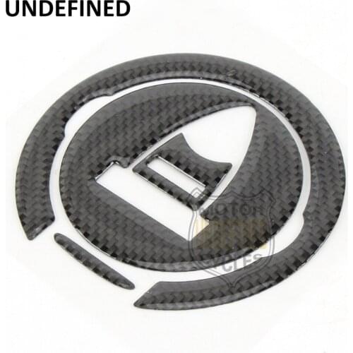 Motorbike REAL Carbon Oil Gas Fuel Tank Cap Protector Pad Decal Stickers For Aprilia Dorsoduro 750 Mana 850 Tuono1000R UNDEFINED