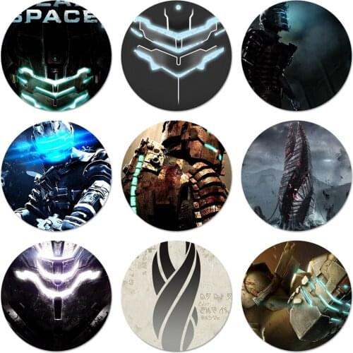Dead space Pattern Icons Pins Badge Decoration Brooches Metal Badges For Clothes Backpack Decoration 58mm