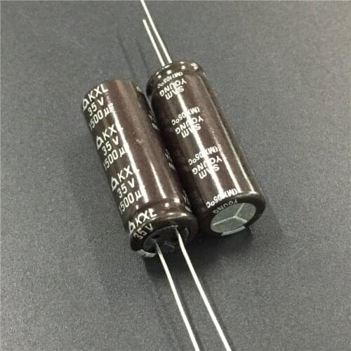 10pcs/100pcs 1500uF 35V SAMYOUNG KXL series 12.5x33mm Low Impedance Long Life 35V1500uF Aluminum Electrolytic Capacitor