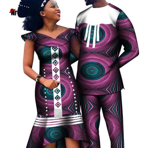 20 Patterns 100% Cotton Soft African Clothes for Couples Perfect Quality African Print Plus Size Clothes WYQ632
