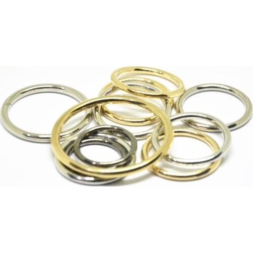 20PCS DIY Leather Craft Bag Strap Accessories Metal O Ring Buckle 10mm/15mm/20mm/25mm/30mm/35mm/40mm/45mm/50mm/60mm/65mm/70mm