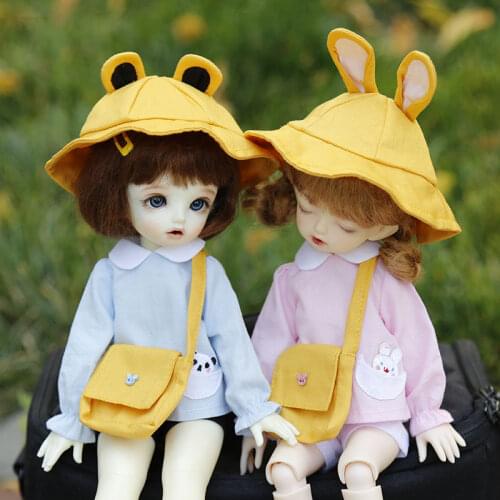 6 points BJD baby clothes 1 / 6 yosd SD baby cute rabbit bear kindergarten suit
