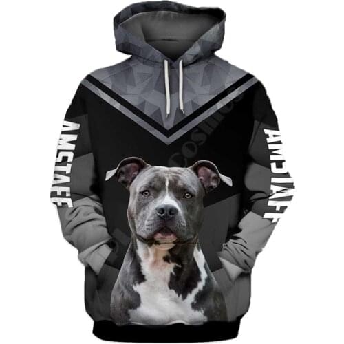 Amstaff 3D Hoodies Printed Pullover Men For Women Funny Sweatshirts Sweater Animal Hoodies Drop Shipping 22