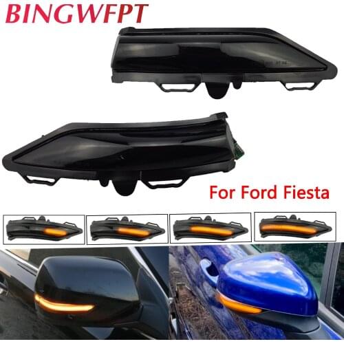Car Accessories Dynamic Turn Signal Light LED Side Mirror Indicator Blinker Fit For Ford Fiesta ST Line MK8 2018 2019 PUMA 2020