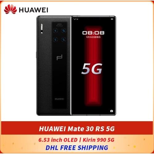 Original HUAWEI Mate 30 RS 5G MobilePhone 6.53 inch OLED Kirin 990 5G in-screen Android 10 Gesture Sensor
