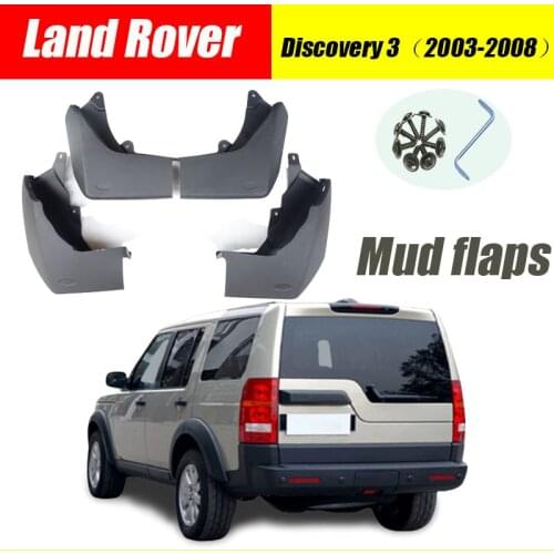 For Land Rover Discovery 3 Mud flaps 2003-2008 Discovery 3 mudguards Mud flap fenders splash guards accessories auto styline