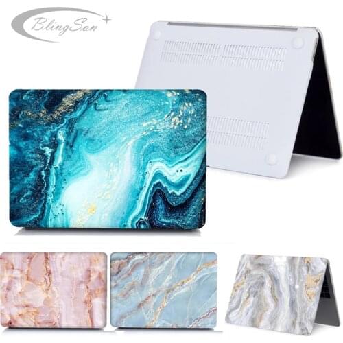 Case for Macbook Air 13 M1 Pro 13 Touch Bar 15 16 Chip ID 12 11 Cover Shell funda Marble A2179 A2337 A2338 2021 Laptop Cases