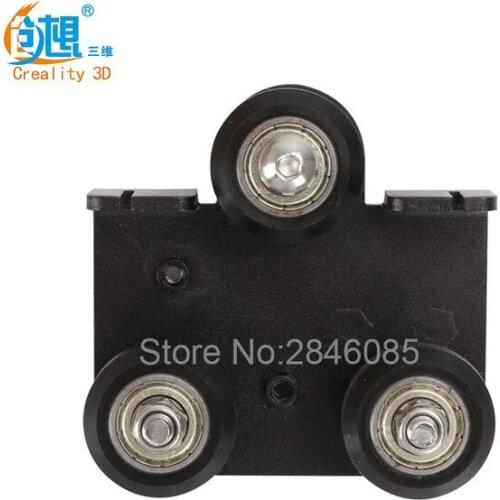 Creality 3D cr10 Printer Parts Extruder back Support Plate with bearing pulley For CR-10 CR-10S Series 3D Printer
