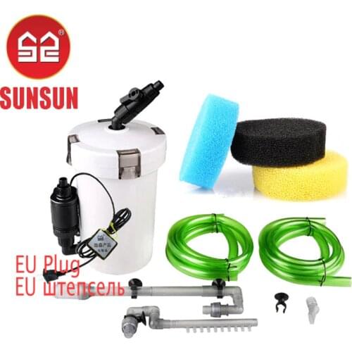 Aquarium Canister filter,Super quiet external Ultra-quiet Outer filtration system 400L/h 220v HW602B