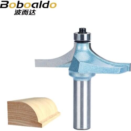 1pc 1/2" Shank Router Bits For Wood Tungsten Carbide Cutter Bit Industrial Grade Woodworking Tools CNC Trimming Tool