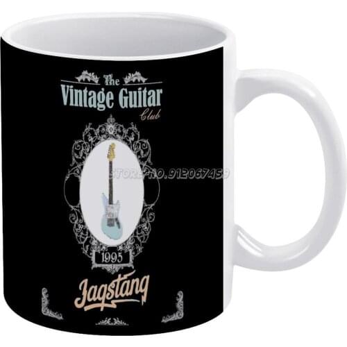 Jagstang Coffee Mugs Ceramic Personalized Mugs 11 Oz White Mug Tea Milk Cup Drinkware Travel Mug Kurt Jagstang Guitar 90 Vintage