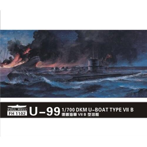 Flyhawk FH1102 1/700 U-99 DKM U-BOAT TYPE VII B Plastic Model Kit