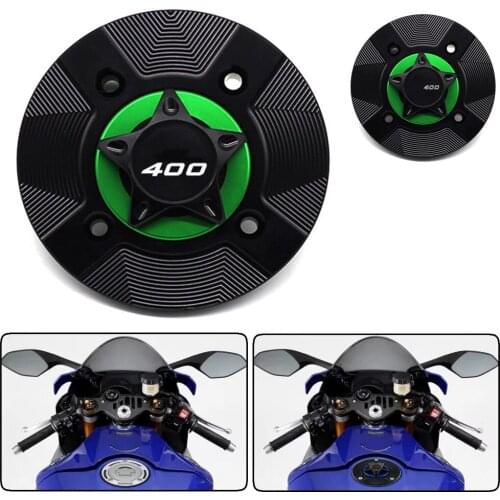 Motorcycle Gas Fuel Tank Cover For Kawasaki Z400 Z 400 2019-2020 Ninja 400 ninja400 2018-2020 CNC Aluminum Front Fuel Tank Cap