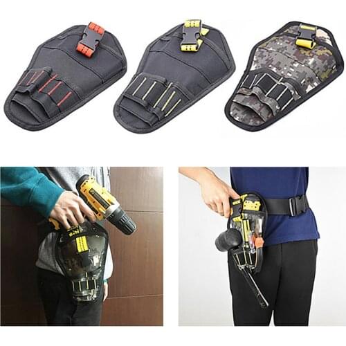 Multifunctional Electric Drill Bag Waist Bag Portable Drill Tool Holster With Quick Release Belt For Tool & Bit Storage
