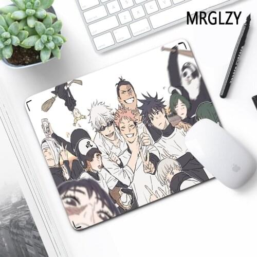 MRGLZY Hot Sale Drop Shipping Multi-size Jujutsu Kaisen Small Mouse Pad Carpet Gamer Gaming Accessories Laptop Mini PC MousePads