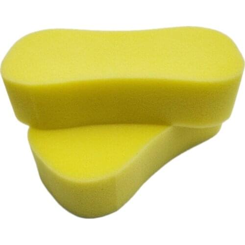 Novel-Car Wash Sponge Extra Large Size Washing Cellulose Super Absorbent Multi-Use Cleaning Sponge - Yellow 2 Packs