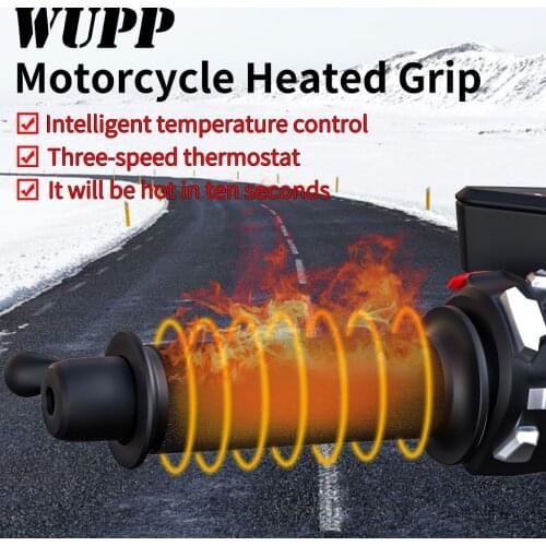 Newest 1 Pair Motorcycle Heated Grips USB Electric Hot Bicycle Motorcross Handle Handlebar Warmer Removable Grips