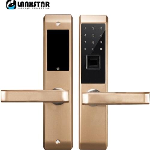 Anti-theft Security Door Wooden Doors Universal Intelligent Lock Fingerprint Password RFID Cards APP Keys Multi Door Smart Lock