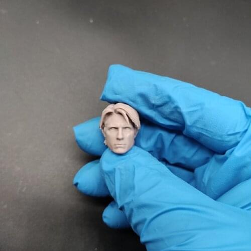 Blank 1/12 Scale Mission Impossible Tom Cruise Head Sculpt Unpainted Fit 6" ML A Style