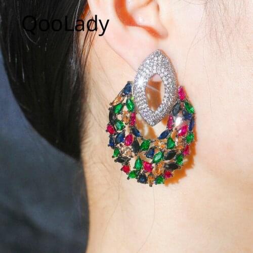 Этнические серьги QooLady China At AliExpress