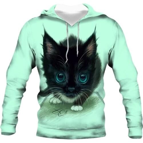 Fall/Winter Hot Sale Mens Casual Hooded Sweater 3D Printing Exquisite Pattern Sportswear Long Sleeve Sweater Casual Hao