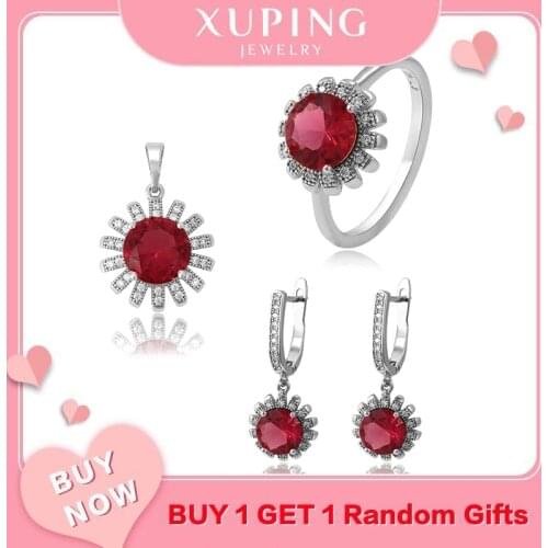 Xuping Fashion Temperament Set for Girl Women Sweet Little Fresh Imitation Jewelry Sets Gift for Halloween 63085