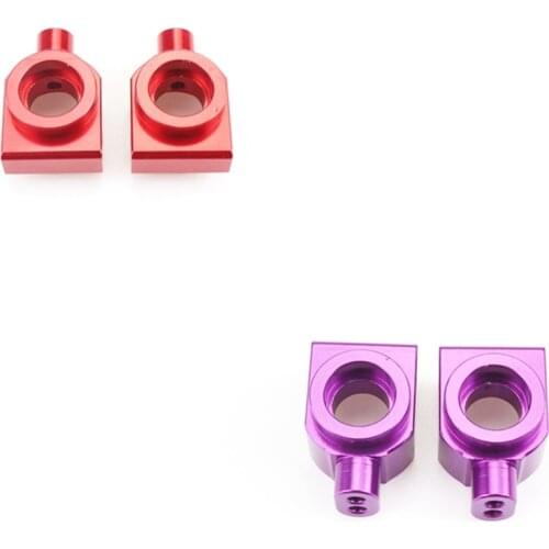 2Pcs Aluminum Alloy Rear Wheel Axle Carrier Rear Axle Seat for Wltoys 104001 1/10 RC Car Upgrade Parts