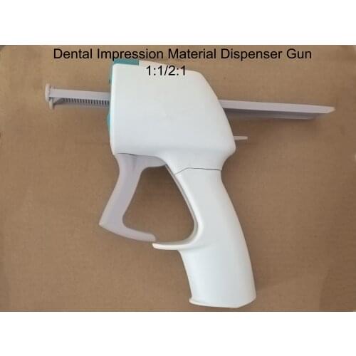 1set Dental Nylon Impression Silicone Material Dispenser Gun 1:1/2:1 50ml 134