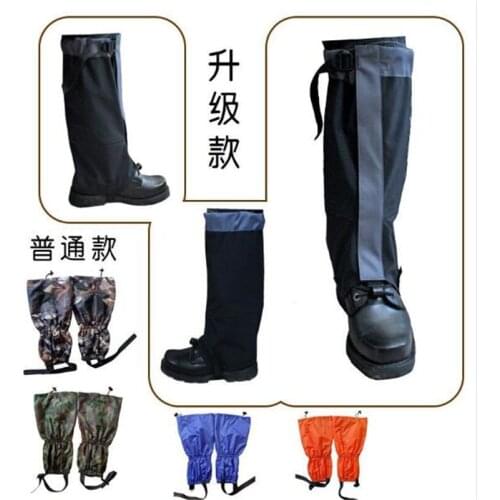 1 pair! Prevent Snake insect Breathable Ski Leggings Sandproof shoe cover Snow Legging Gaiters for Outdoor Hiking Climb Hunting
