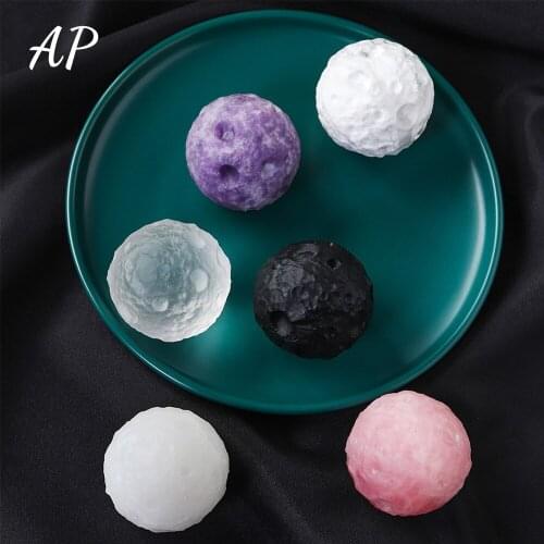 1 PC Natural Crystal Rose Quartz Lunar Meteorite Model Ornament Childrens SpaceTeaching Gift