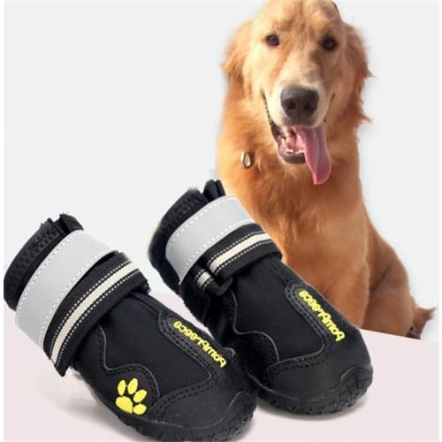 2016 Pet Shoes Foreign Trade Outdoor Waterproof Dog Shoes Large Dog Pet Shoes The Golden Satsuma Big Dog Military Dogs Shoes