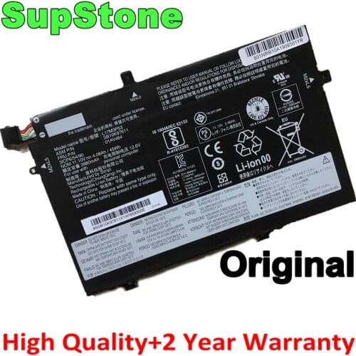 SupStone Genuine L17M3P53 L17C3P52 L17M3P54 SB10K97611 SB10K97612 01AV464 01AV465 01AV466 Battery For Lenovo ThinkPad L480 L580