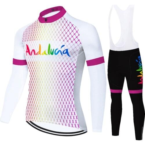 ANDALUCIA cycling jersey 2021 bicycle uniform Sportswear ropa de ciclismo para hombre summer spring tenue cyclisme homme