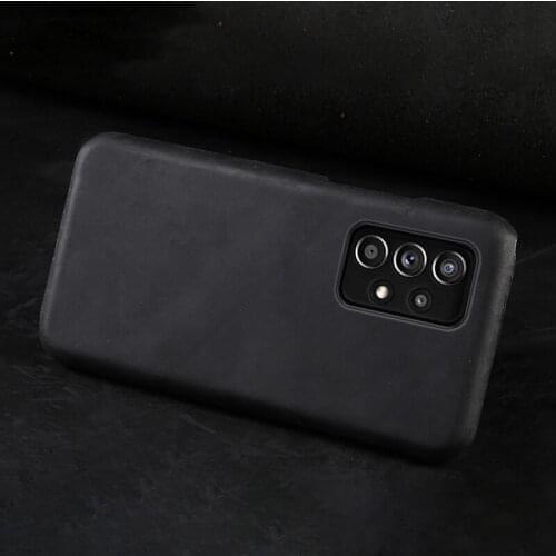 LANGSIDI Genuine Leather Phone case For samsung a52 a72 S20 s21 a51 Luxury Retro leather cover for samsung galaxy a52 a72 fundas