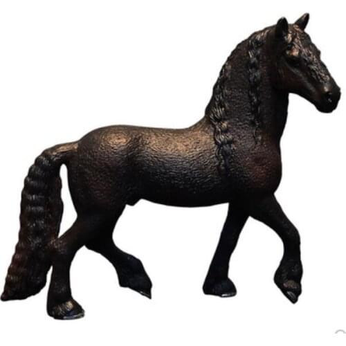 Friesland is the black glory of the Dutch royal black horse park handicraft articles decoration air home crafts