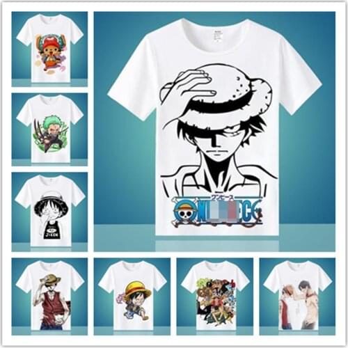Cartoon Nautical King short sleeve T shirt male and female students top Cosplay