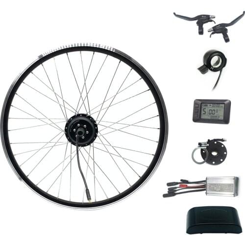 Greenpedel 36v 250w front wheel tiny geared hub motor electric bike conversion kit