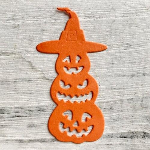 Halloween Pumpkin Witch Metal Cutting Dies Stencil DIY Scrapbooking Album Paper