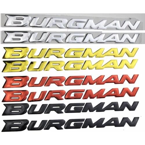 KODASKIN Motorcycle Raise 3D Burgman Emblem Sticker decals For Burgman AN125 AN200 AN400 AN650 2002-2011 95MM*15MM