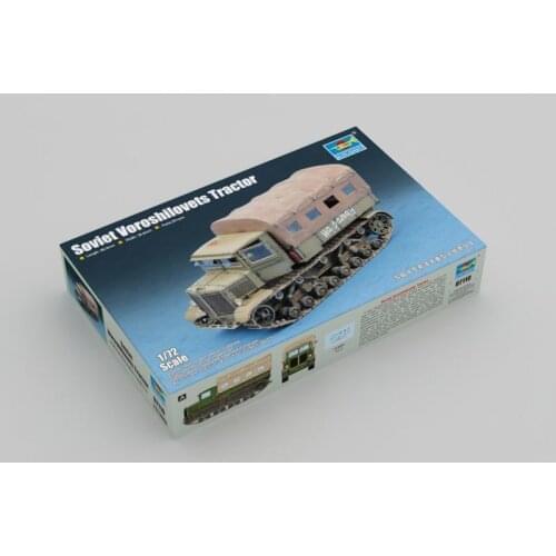 Trumpeter 07110 1/72 Soviet Voroshilovets Tractor - Scale Model Kit